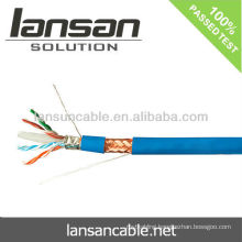 23AWG 0.574mm CAT6A SFTP Cable, UL list, 100% pass FLUKE TEST